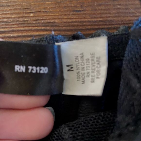 Frederick’s of Hollywood Sheer Sexy Black Nighty - Picture 9 of 9